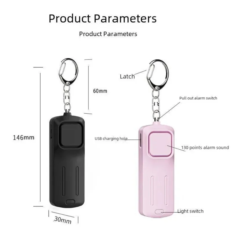 Personal alarm ring, women's p - Personal Alarm Keychain reseña y precio