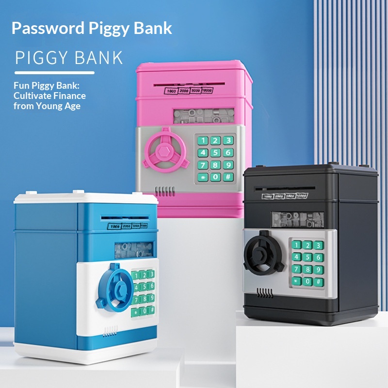Creative Kids Piggy Bank Autom - Lockbox Key Secure reseña y precio