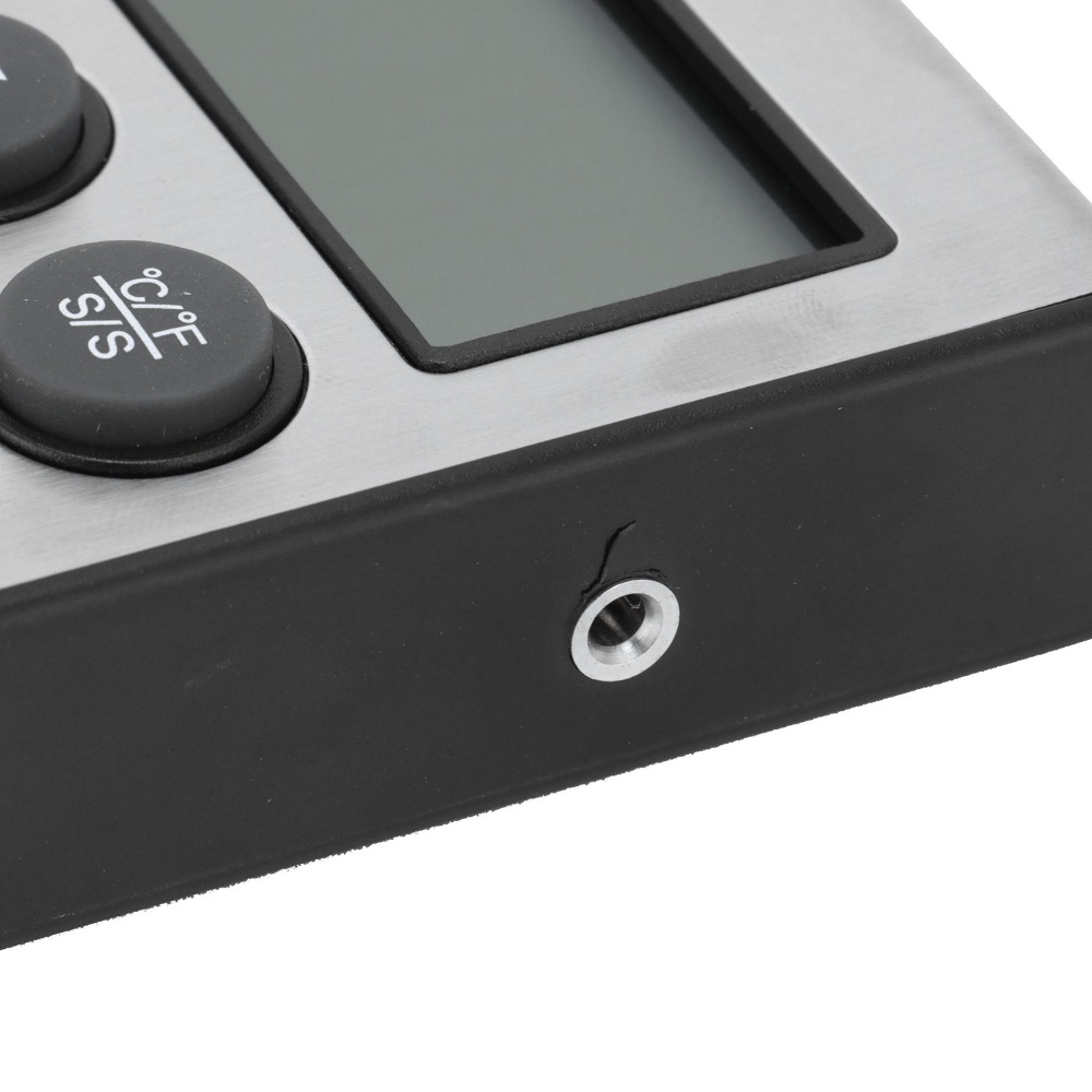 Silver Digital BBQ Meat Thermo - Pool Alarm Float reseña y precio
