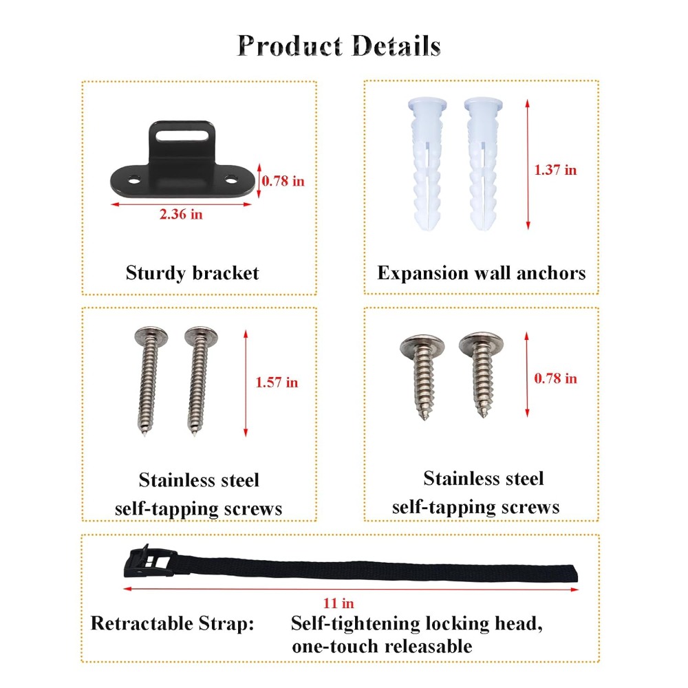 Easy Install Earthquake Proof  - Earthquake Anchor Strap reseña y precio