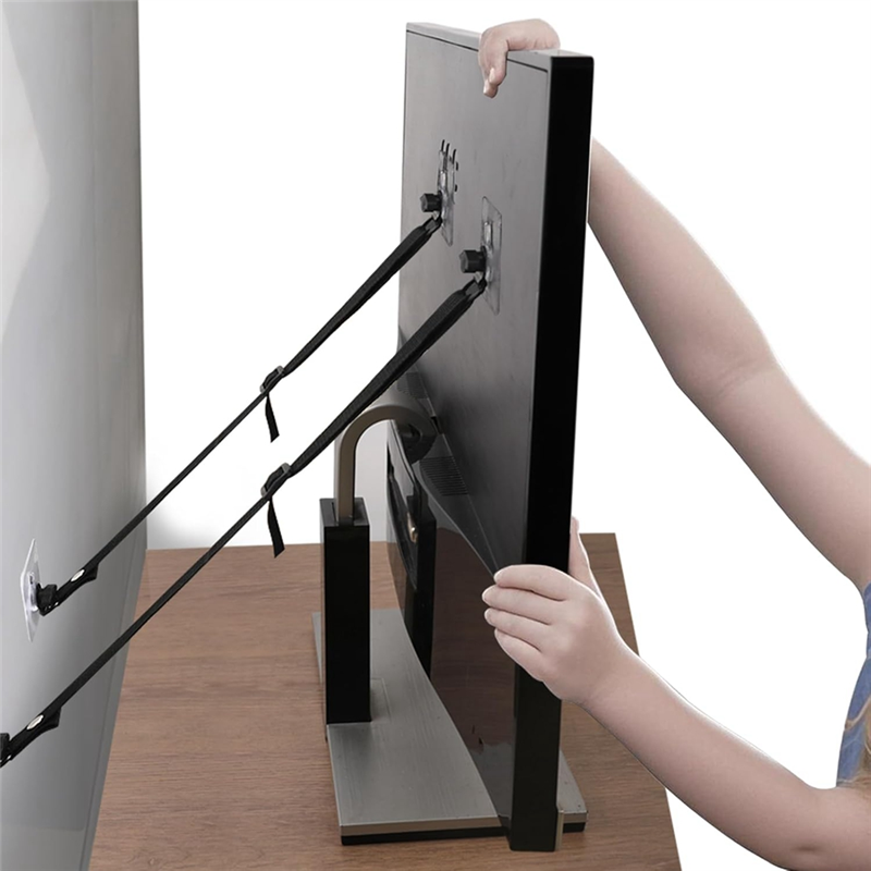 L62A 4 PCS Adjustable TV Safet - Earthquake Anchor Strap reseña y precio