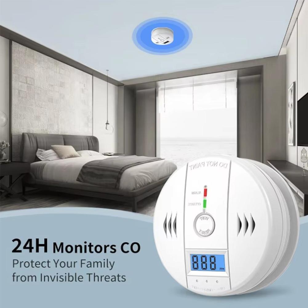 Household Carbon Monoxide Alar - Smoke Detector Interconnected reseña y precio