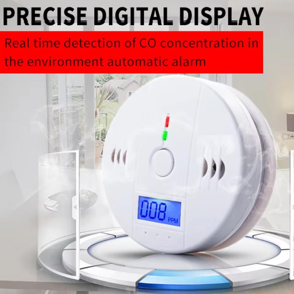 Household Carbon Monoxide Alar - Smoke Detector Interconnected reseña y precio