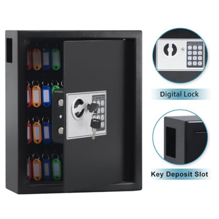 Wall mount electronic key cabi - Lockbox Key Secure reseña y precio