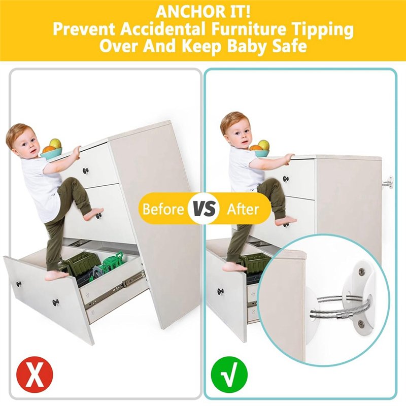 Furniture Anchors For Baby Pro - Earthquake Anchor Strap reseña y precio